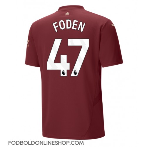 Manchester City Phil Foden #47 Tredjetrøje 2024-25 Kortærmet